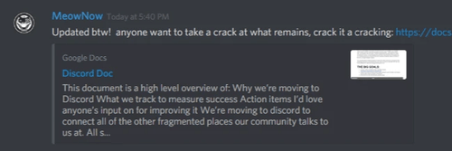 Building a Discord, Part 2 - Action Plans - Mega Cat Studios, Inc.