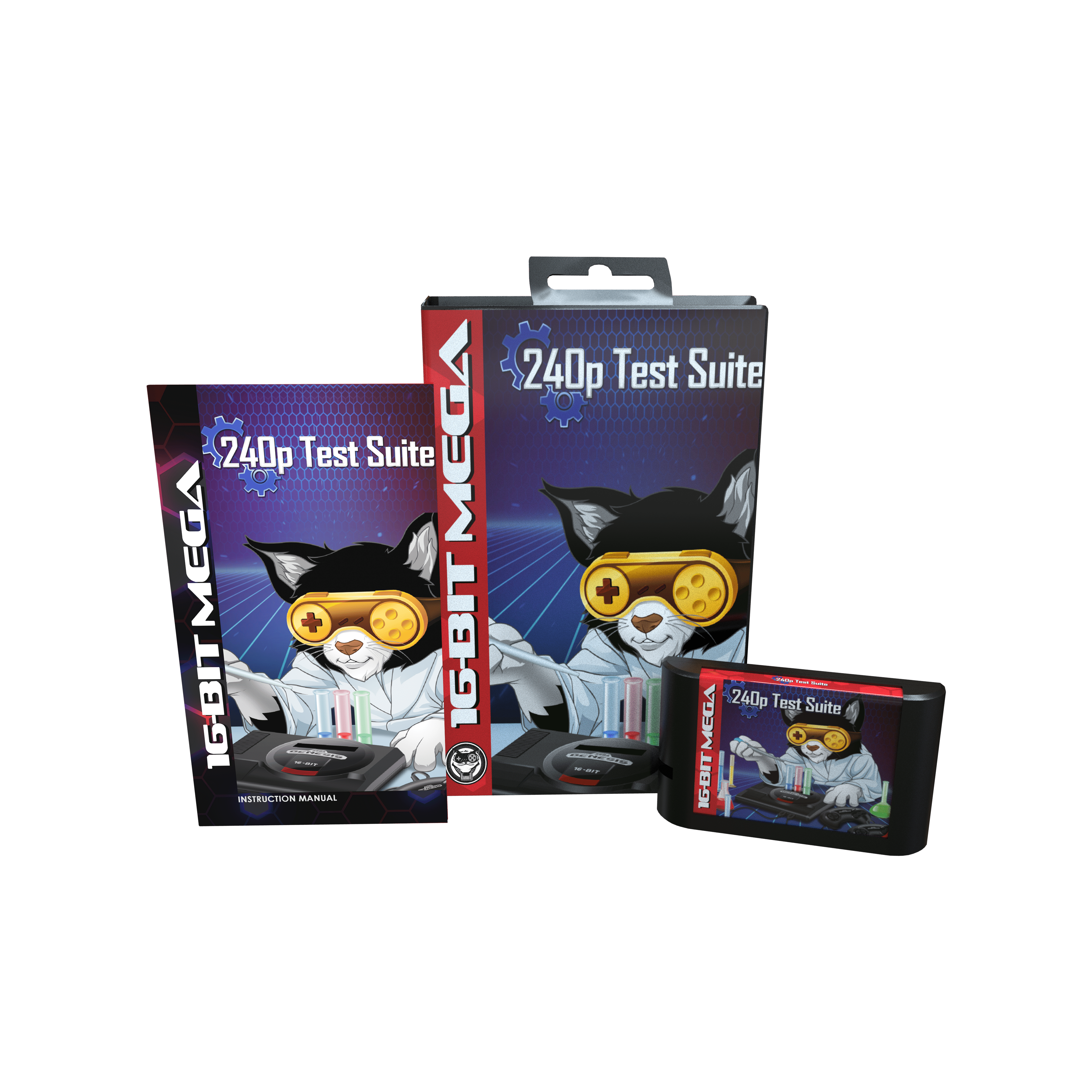 240p Test Suite — Sega Genesis Cartridge | Mega Cat Studios