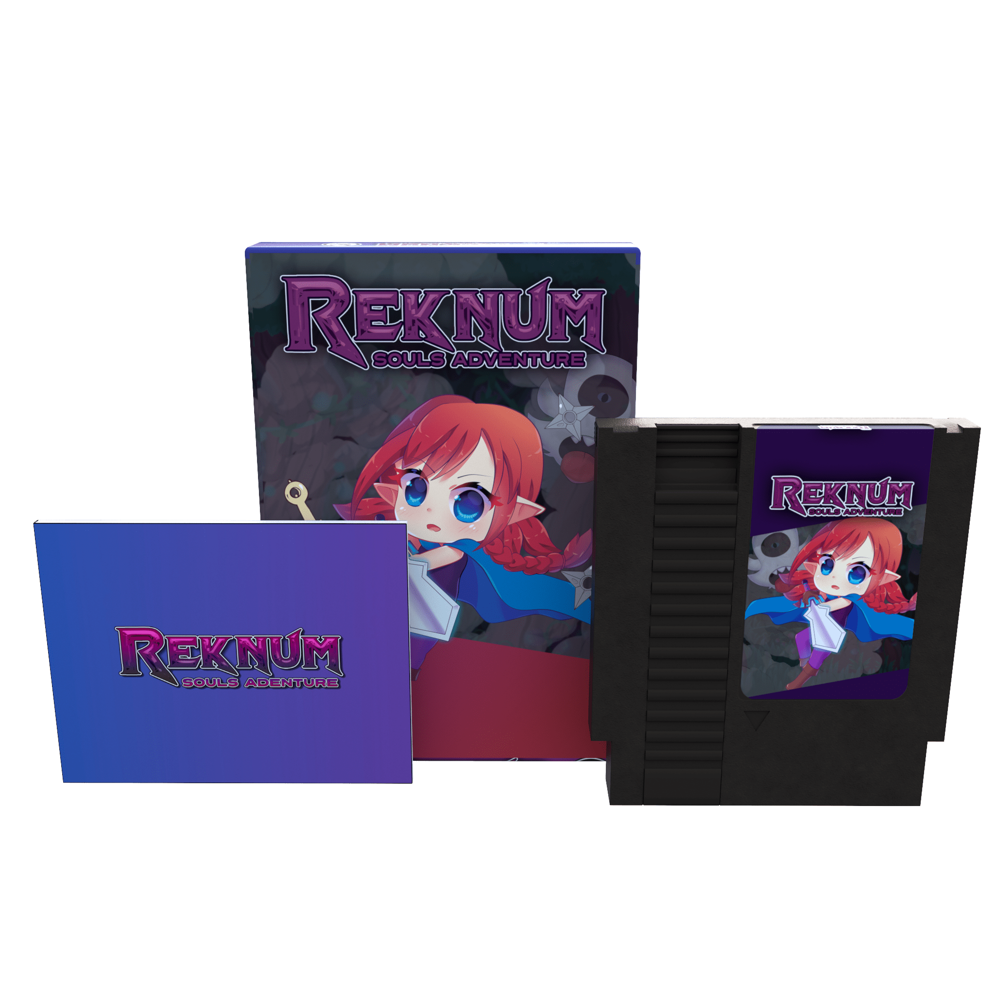 REKNUM Souls Adventure — NES Cartridge | Mega Cat Studios