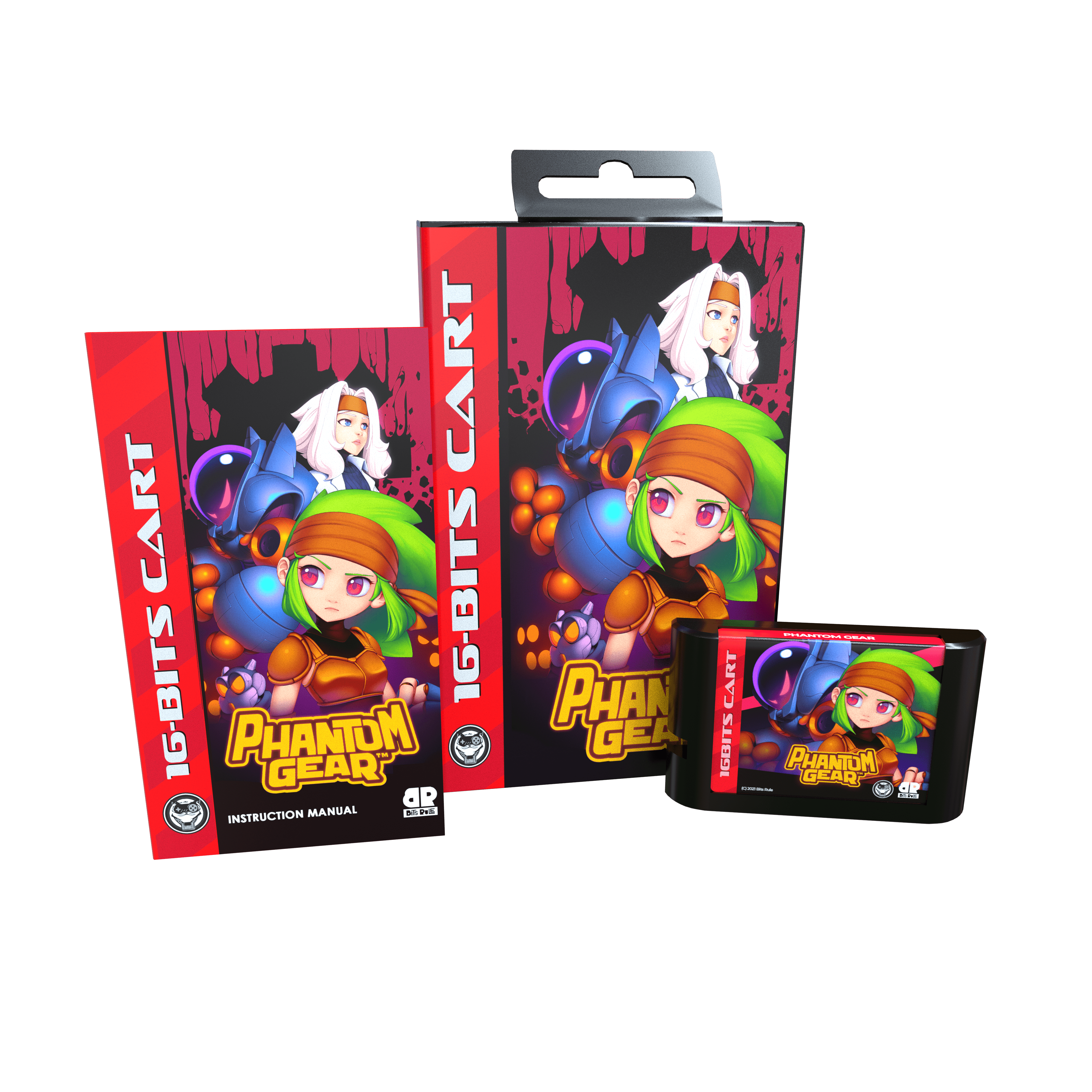 phantom gear Phantom Gear (Unreleased) — Sega Genesis Cartridge