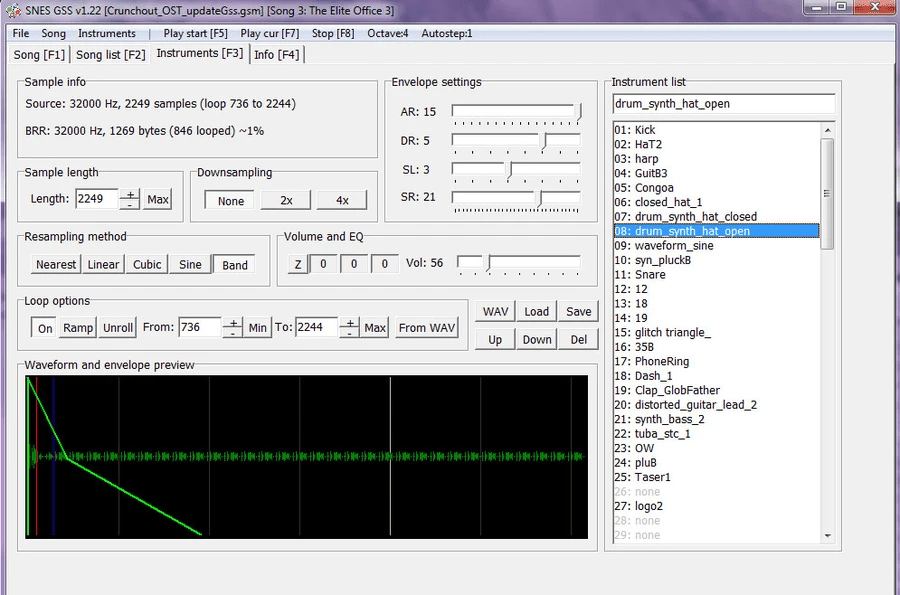 Creating Music and Sound for SNES Games:  A Primer for Using the SNES GSS - Mega Cat Studios, Inc.