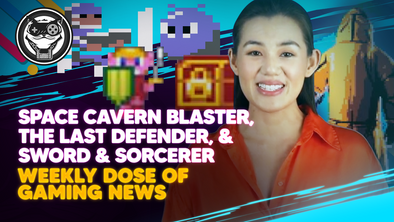 WEEKLY DOSE OF GAMING NEWS: Space Cavern Blaster, The Last Defender, Sword and Sorcerer