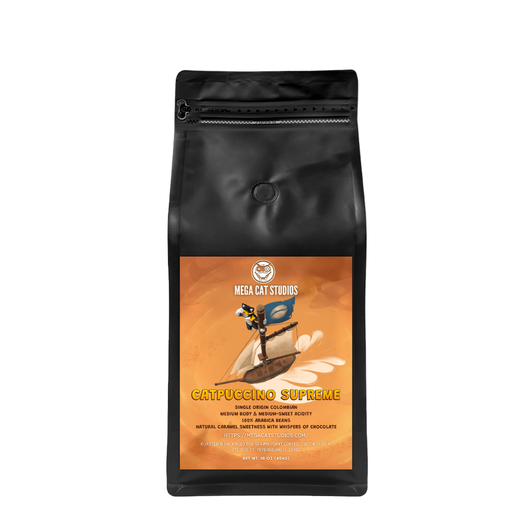 Catpuccino Supreme | Single Origin Colombian Coffee - Mega Cat Studios, Inc.