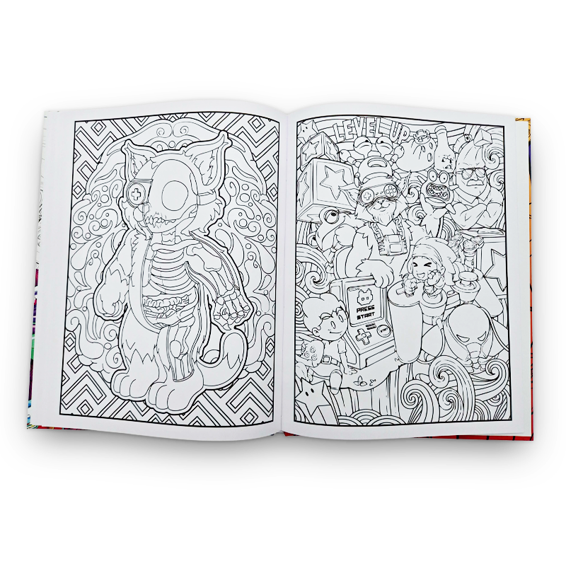 Show Me Your Cats & Carts Adult Coloring Book