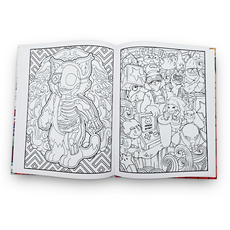 Show Me Your Cats & Carts Adult Coloring Book - Mega Cat Studios, Inc.