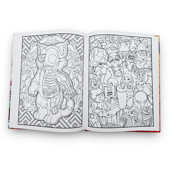 Show Me Your Cats & Carts Adult Coloring Book