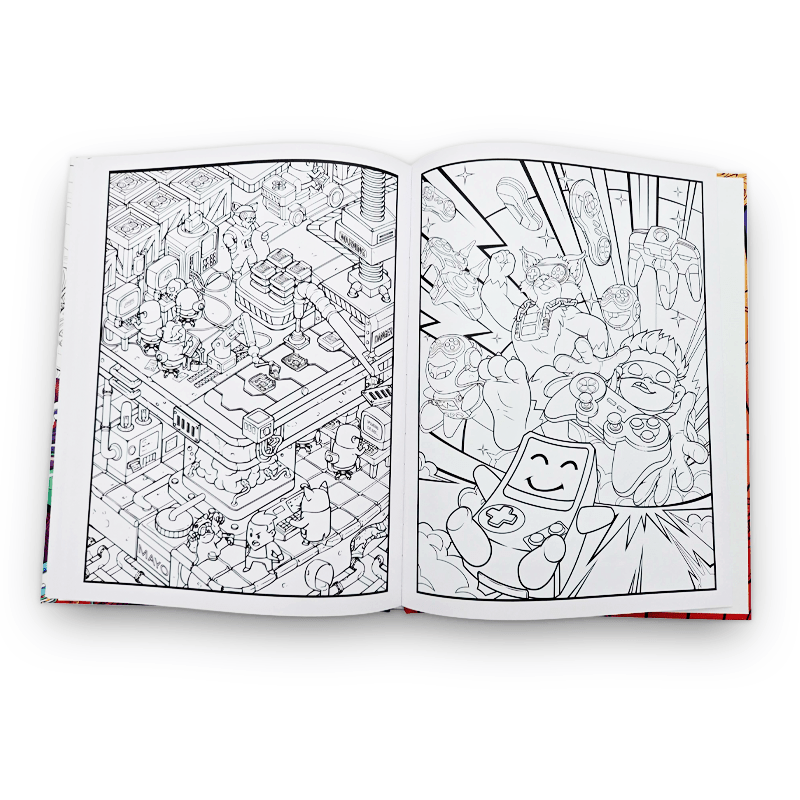 Show Me Your Cats & Carts Adult Coloring Book - Mega Cat Studios, Inc.