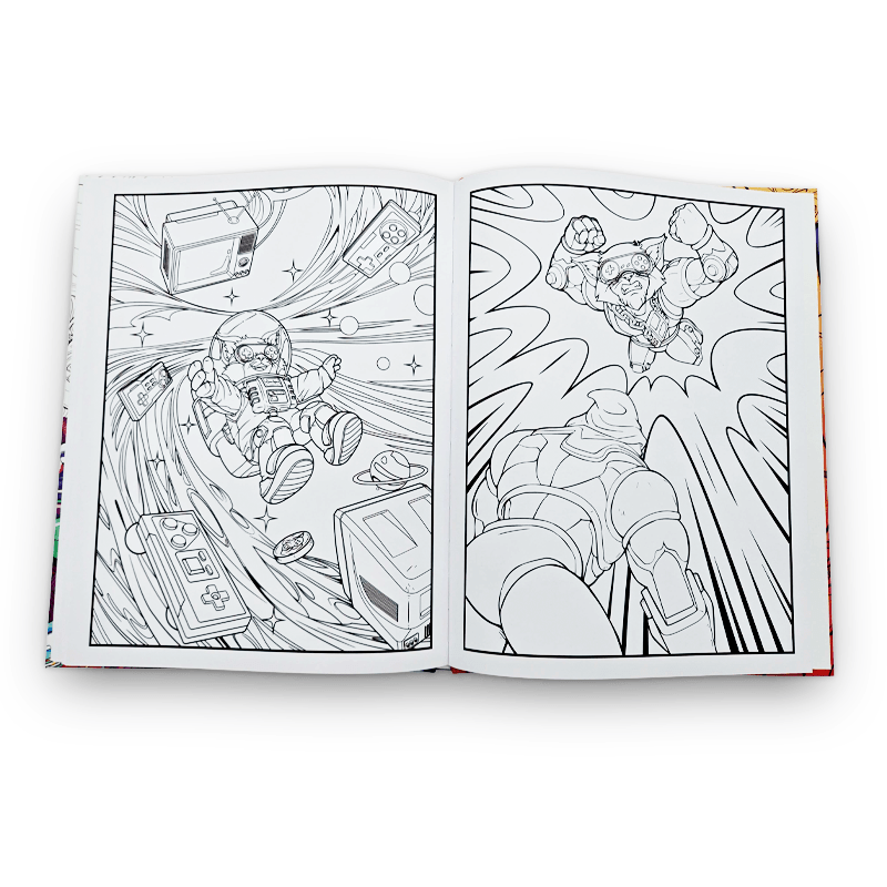 Show Me Your Cats & Carts Adult Coloring Book - Mega Cat Studios, Inc.