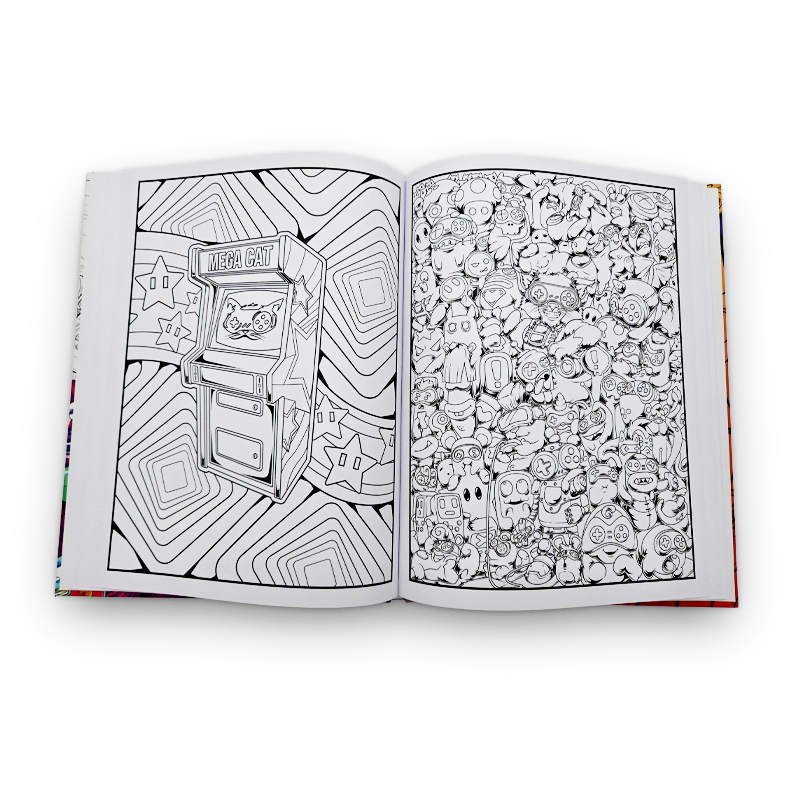 Show Me Your Cats & Carts Adult Coloring Book