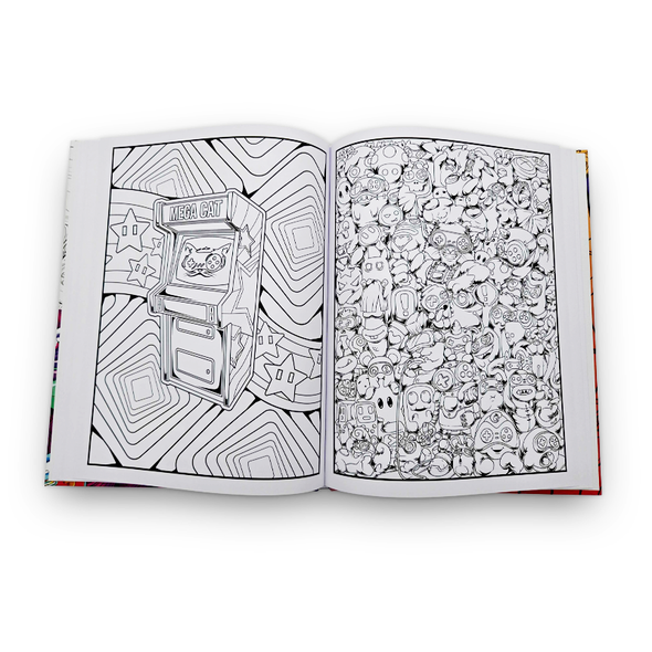 Show Me Your Cats & Carts Adult Coloring Book