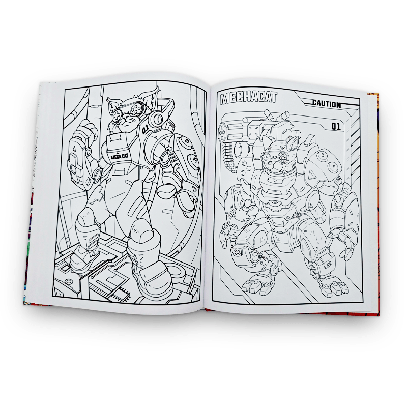 Show Me Your Cats & Carts Adult Coloring Book - Mega Cat Studios, Inc.