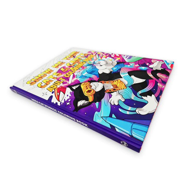 Show Me Your Cats & Carts Adult Coloring Book