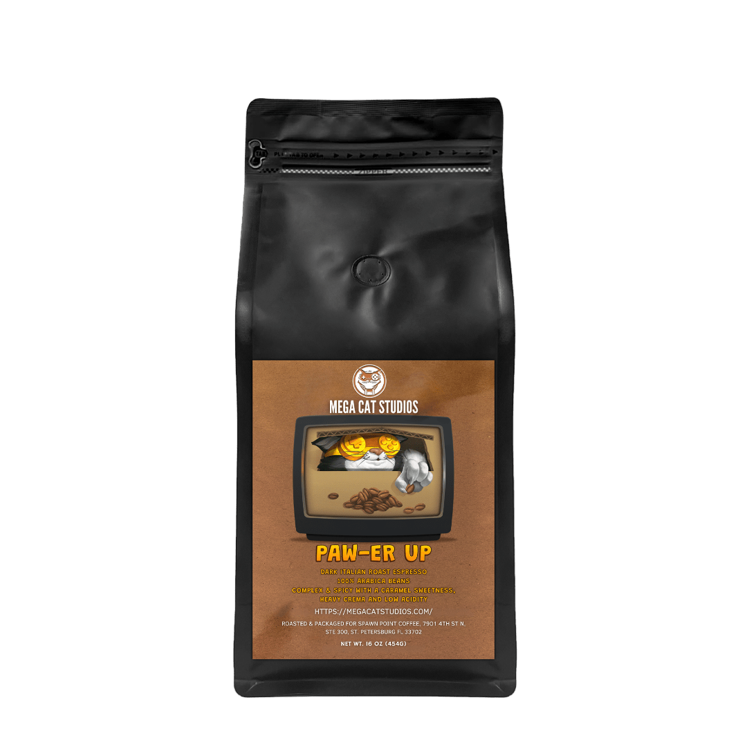 PAW - ER UP | Espresso Supremo Italian Roast - Mega Cat Studios, Inc.