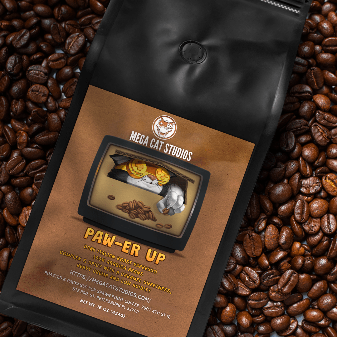 PAW - ER UP | Espresso Supremo Italian Roast - Mega Cat Studios, Inc.