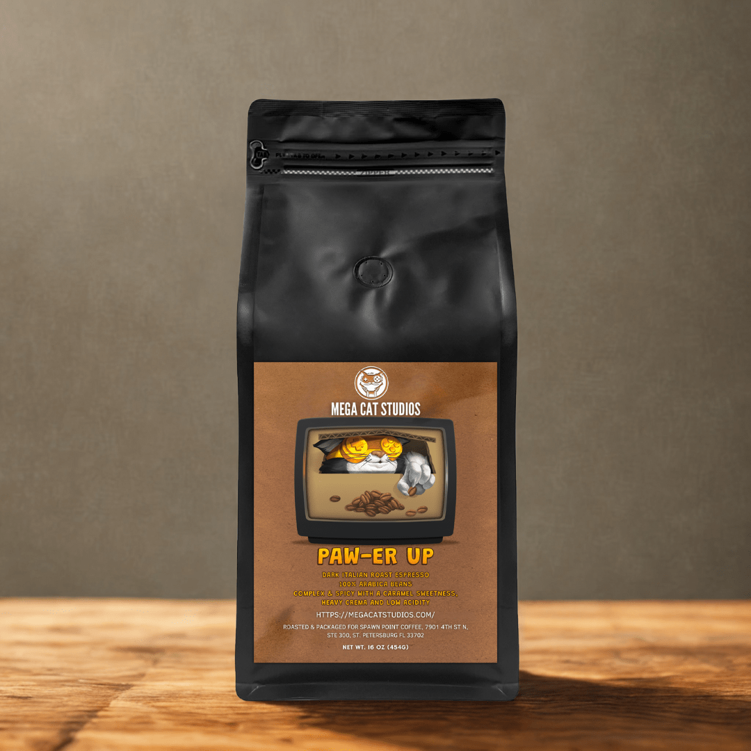 PAW - ER UP | Espresso Supremo Italian Roast - Mega Cat Studios, Inc.