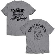 Paws Up, Chin Down Soft - Fit Tee - Mega Cat Studios, Inc.