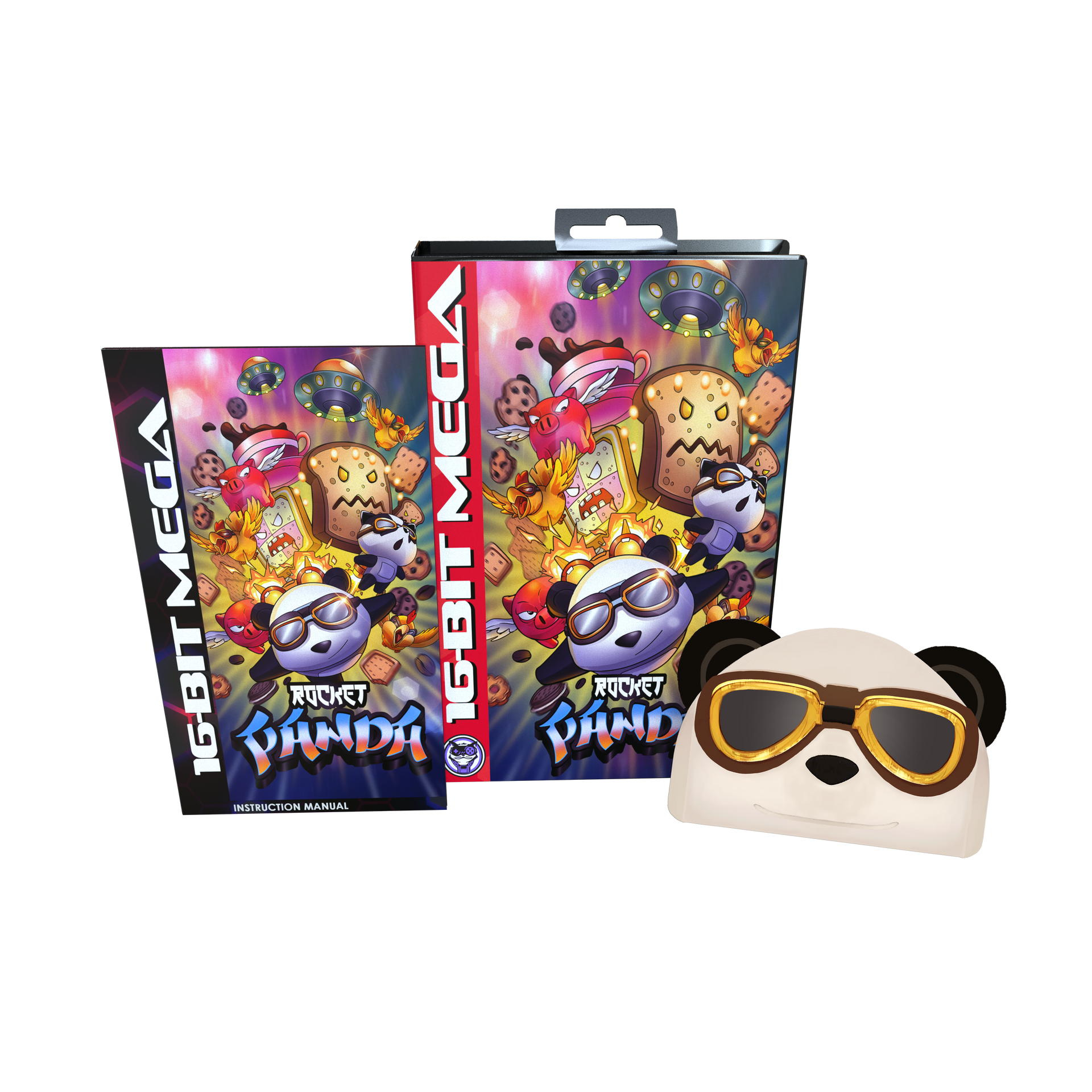 Limited Edition Rocket Panda - Mega Cat Studios, Inc.