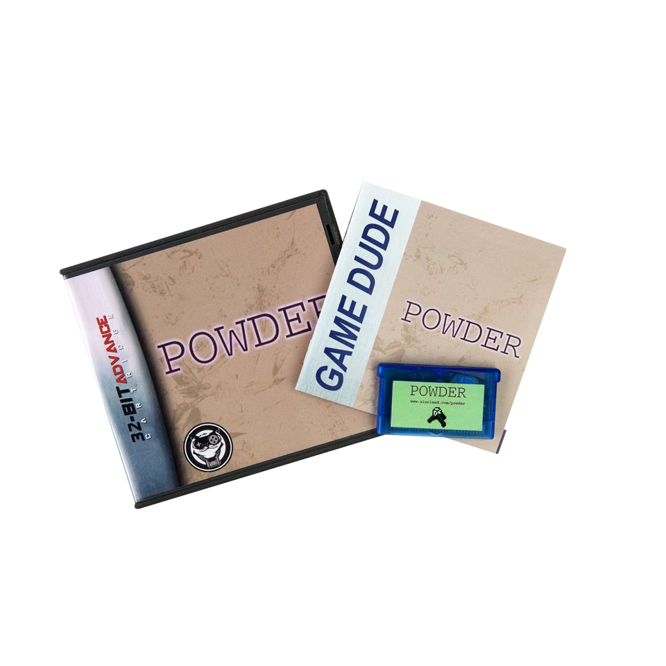 Powder — Game Boy Advance Cartridge | Mega Cat Studios